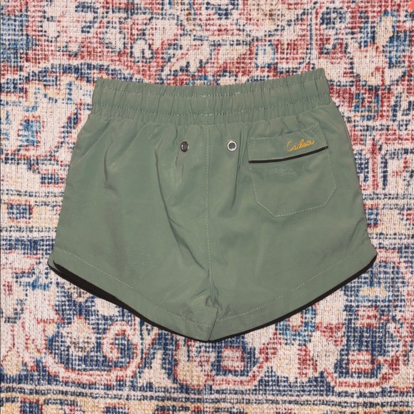 Cadets Cabana Swim Shorts in Green SZ 3/4 NWOT - Picture 2 of 3